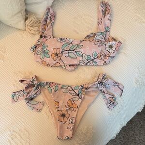 Dippin’ Daisy’s soft girl floral pastel bikini